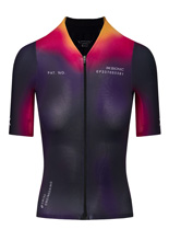 Koszulka termoaktywna damska X-Bionic Corefusion Aero Jersey fioletowo-czarna