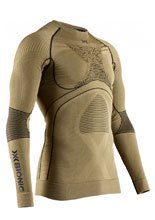 Koszulka termoaktywna męska X-Bionic Radiactor 4.0 złoto-czarna