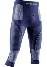 Legginsy termoaktywne 3/4 X-Bionic Energy Accumulator 4.0 niebiesko-białe