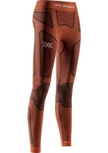 Legginsy termoaktywne damskie X-Bionic Symbio Merino pomarańczowe