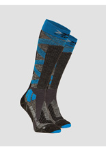 Skarpety X-Socks Ski Rider Silver 4.0 szaro-niebieskie