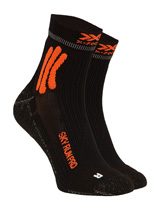 Skarpety X-Socks Sky Run Pro 4.0 czarno-pomarańczowy