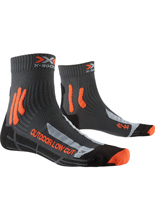 Skarpety X-Socks Trek Outdoor Low Cut szaro-pomarańczowe