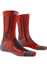 Skarpety X-Socks Trek Silver 4.0 czerwono-szare