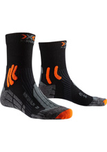Skarpety X-Socks Winter Run 4.0 czarno-szaro-pomarańczowe