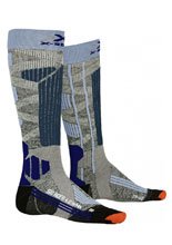 Skarpety damskie X-Socks Ski Rider 4.0 szaro-niebieskie