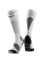 Skarpety termoaktywne damskie X-Socks Ski Discover OTC biało-szare