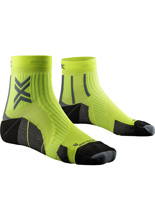Skarpety termoakywne X-Socks Run Perform Ankle żółto-czarne