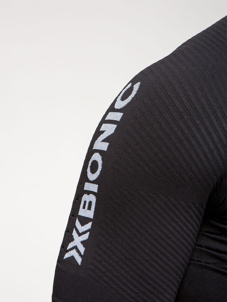 Koszulka męska X-Bionic Effektor 4.0 Bike Zip czarna
