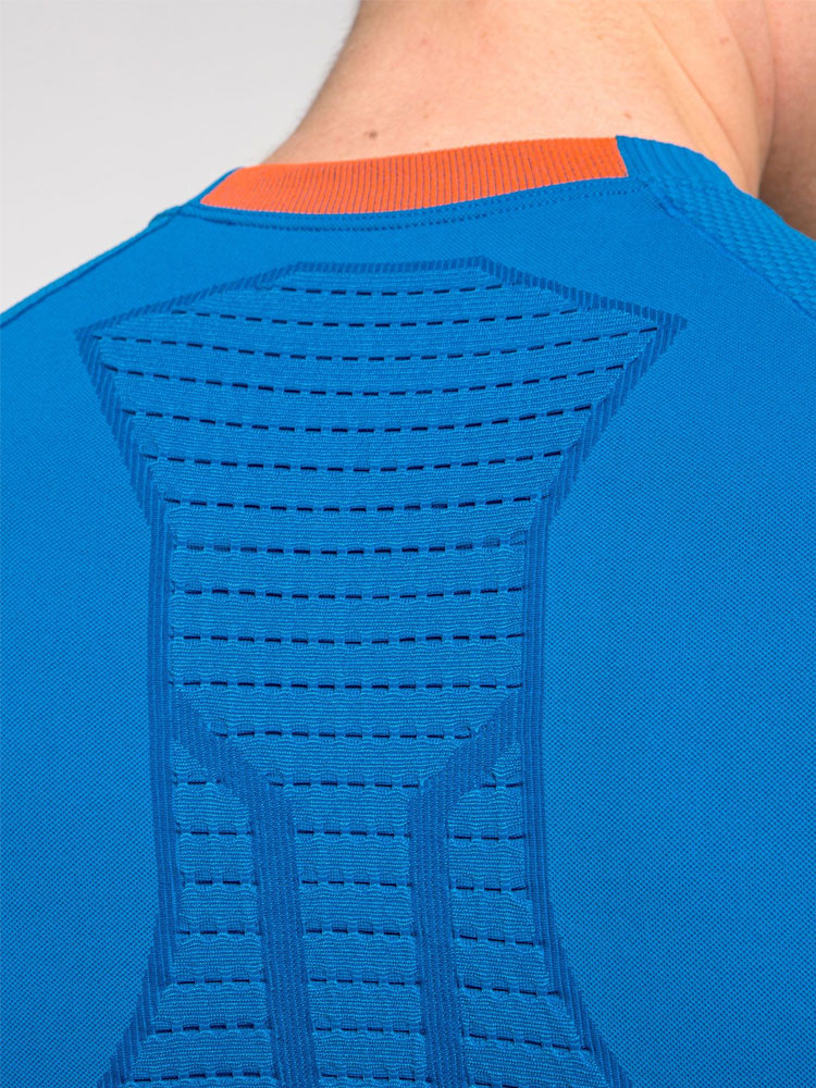 Koszulka męska X-Bionic Invent 4.0 Run Speed niebieska