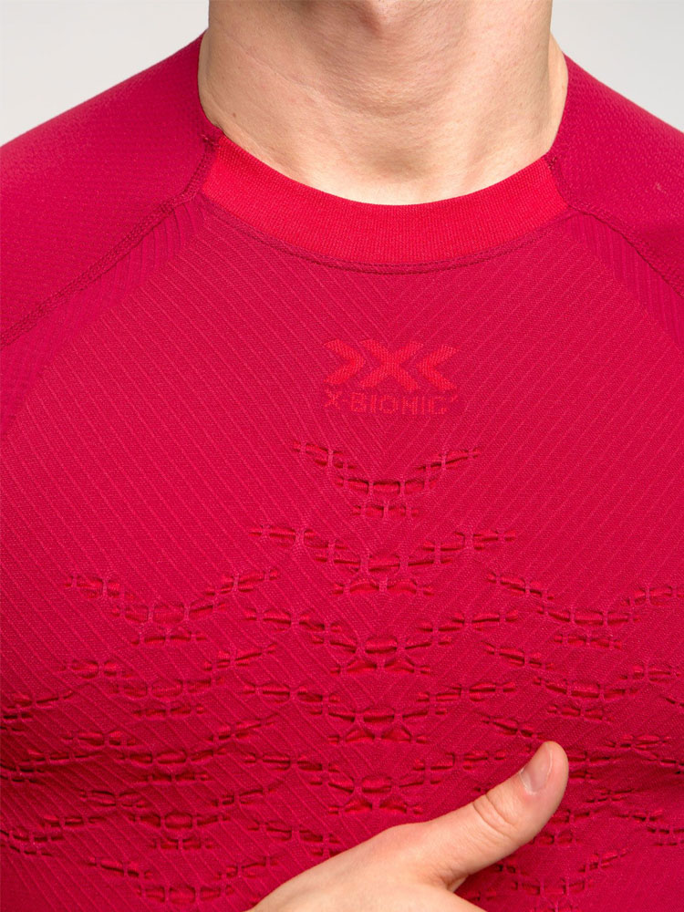 Koszulka męska X-Bionic The Trick 4.0 Run czerwona