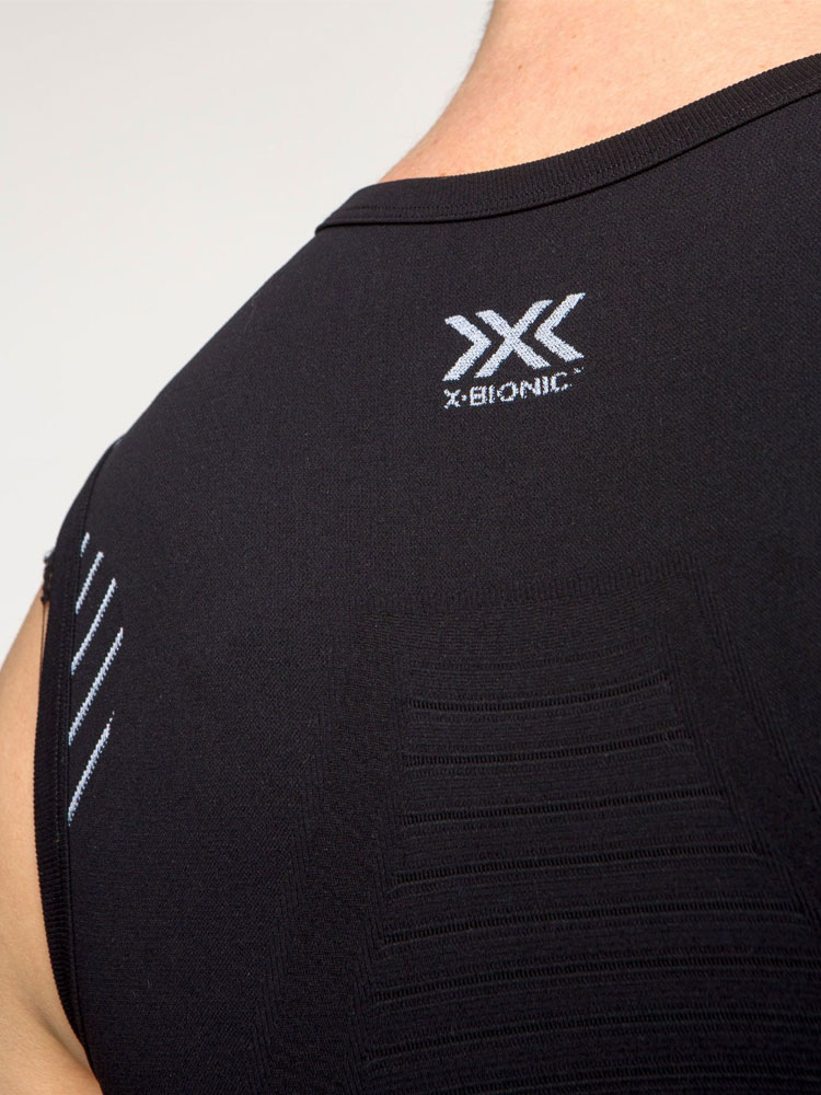 Koszulka termoaktywna bez rękawów X-Bionic Invent 4.0 LT czarna