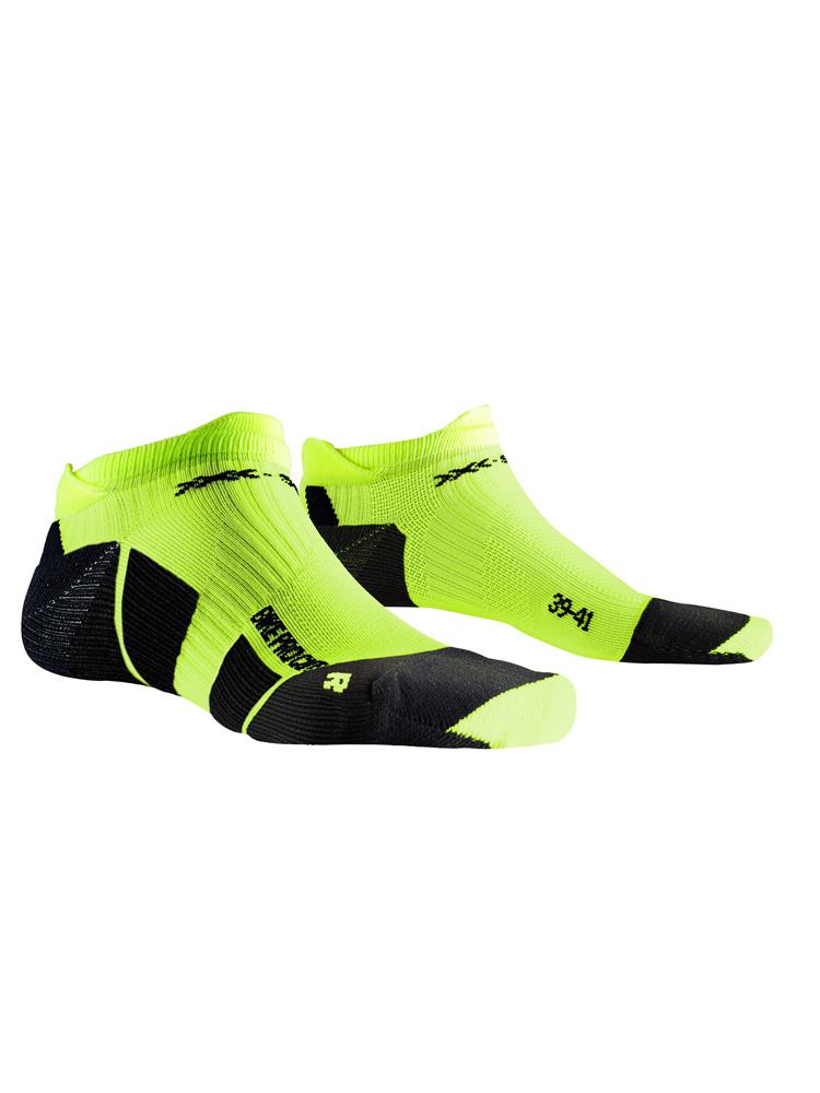 Skarpety X-Socks Bike Pro Cut 4.0 żółto-czarne