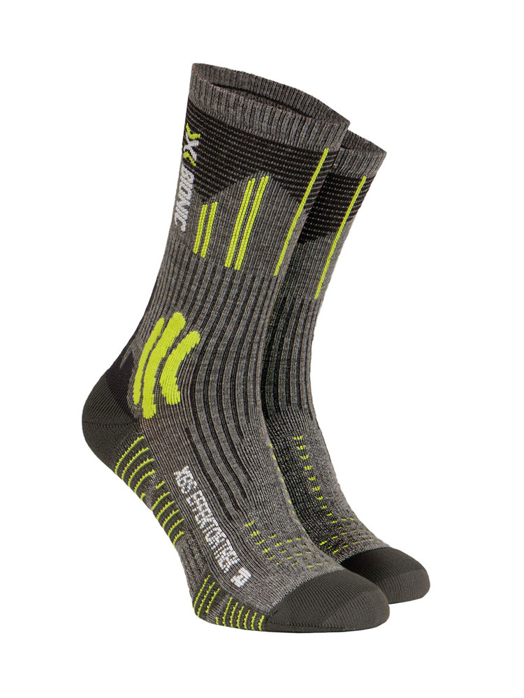 Skarpety X-Socks Effektor Trek 4.0 szaro-żółte