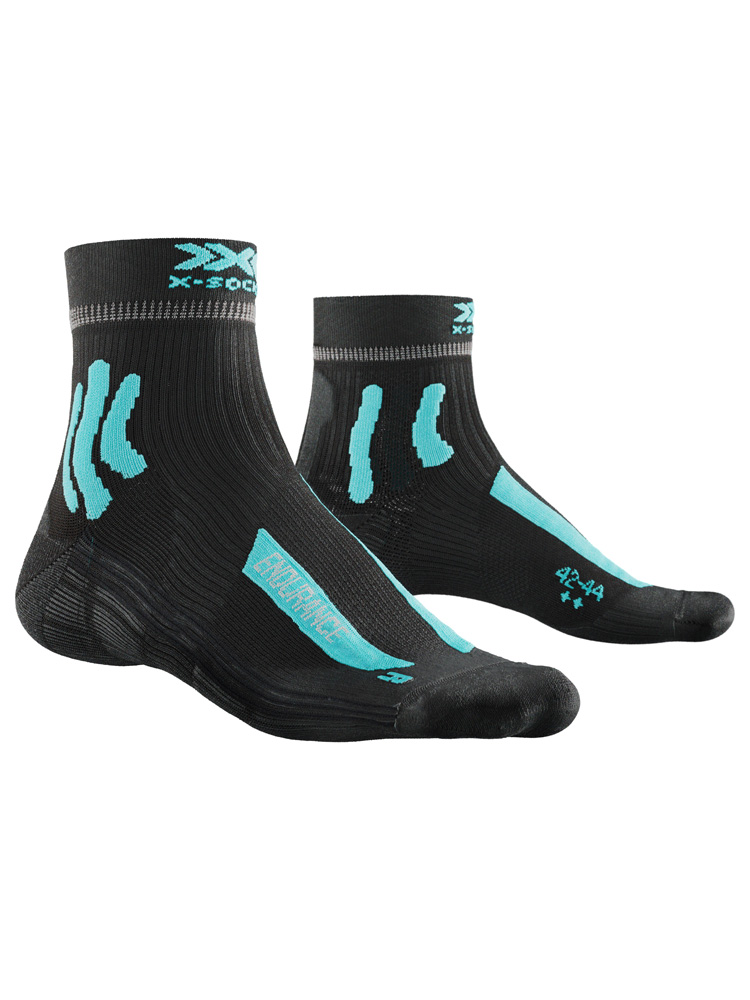 Skarpety damskie X-Socks Endurance 4.0 czarno-niebieskie