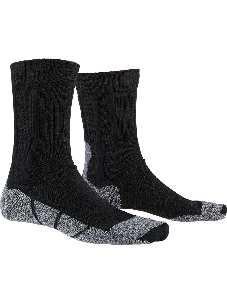 Skarpety damskie X-Socks Trek Silver czarno-szare