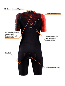 Kombinezon triathlonowy damski X-Bionic Dragonfly Trisuit 5G