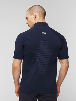 Koszulka X-Bionic Invent 4.0 Travel Polo niebieska