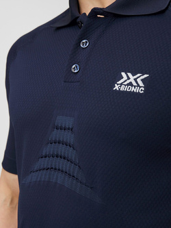 Koszulka X-Bionic Invent 4.0 Travel Polo niebieska