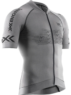 Koszulka termoaktywna z zamkiem X-Bionic Fennec 4.0 Cycling szara