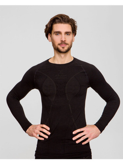 Koszulka z długim rękawem X-Bionic Apani Merino 4.0 czarna