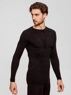 Koszulka z długim rękawem X-Bionic Apani Merino 4.0 czarna