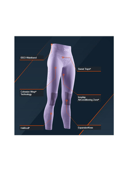 Legginsy damskie X-Bionic Energizer 4.0 Fitness fioletowe