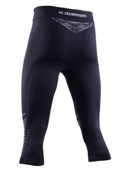 Legginsy termoaktywne 3/4 X-Bionic Energizer 4.0 czarno-białe