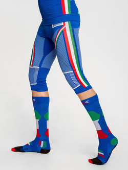 Legginsy termoaktywne 3/4 X-Bionic Energy Accumulator 4.0 Patriot Italy