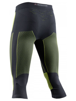 Legginsy termoaktywne 3/4 X-Bionic Energy Accumulator 4.0 szaro-zielone