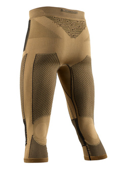 Legginsy termoaktywne 3/4 X-Bionic Radiactor 4.0 złoto-czarne