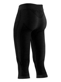 Legginsy termoaktywne 3/4 damskie X-Bionic Apani Merino 4.0 czarne