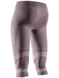 Legginsy termoaktywne 3/4 damskie X-Bionic Energy Accumulator Light fioletowo-białe