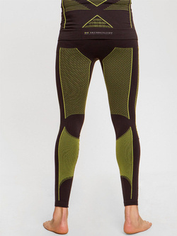 Legginsy termoaktywne X-Bionic Energy Accumulator 4.0 szaro-zielone