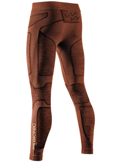 Legginsy termoaktywne X-Bionic Symbio Merino pomarańczowe