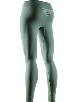 Legginsy termoaktywne damskie X-Bionic Invent 4.0 zielono-białe