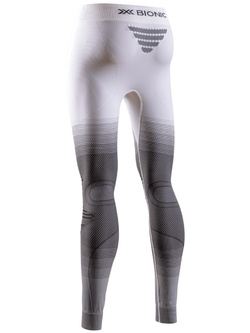 Legginsy termoaktywne damskie X-Bionic Invent FX biało-szare