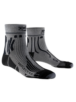 Skarpety X-Socks Run Speed Reflect 4.0 szaro-czarne