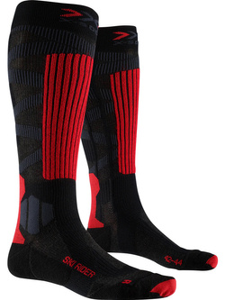 Skarpety X-Socks Ski Rider 4.0 czarno-czerwone