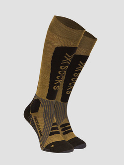 Skarpety damskie X-Socks Helixx Gold 4.0 złoto-czarne