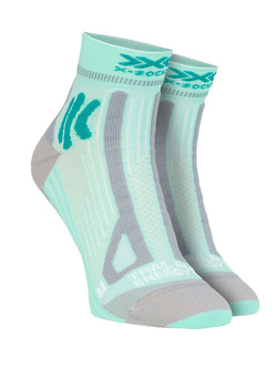 Skarpety damskie X-Socks Trail Run Energy 4.0 biało-zielone