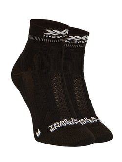 Skarpety damskie X-Socks Trail Run Energy 4.0 czarno-białe