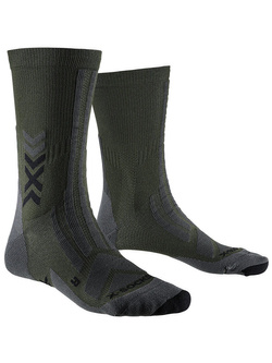 Skarpety termoaktywne X-Socks Hike Discover Crew khaki