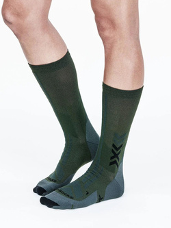 Skarpety termoaktywne X-Socks Hike Discover Crew khaki