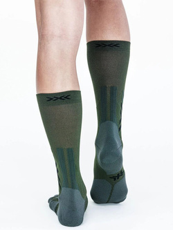 Skarpety termoaktywne X-Socks Hike Discover Crew khaki