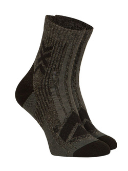 Skarpety termoaktywne X-Socks Hike Perform Merino Ankle czarno-szare