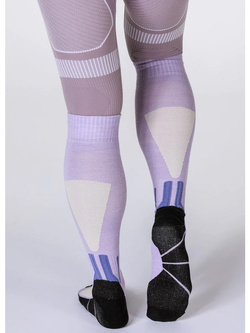 Skarpety termoaktywne X-Socks Ski Discover Merino OTC fioletowe