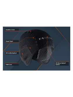 Czapka z uszami X-Bionic Bondear Cap 4.0 czarna