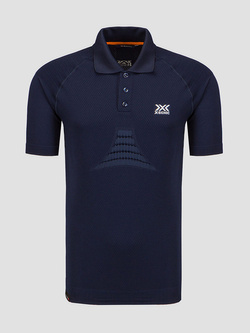 Koszulka X-Bionic Invent 4.0 Travel Polo niebieska