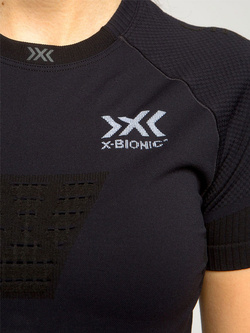 Koszulka damska X-Bionic Invent 4.0 Run Speed czarna
